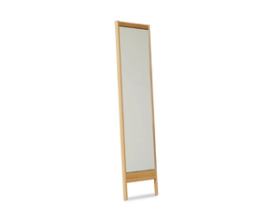 A LINE - Framed freestanding oak mirror _ Form & Refine